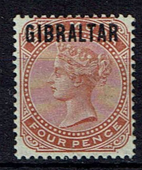 Image of Gibraltar SG 5 LMM British Commonwealth Stamp
